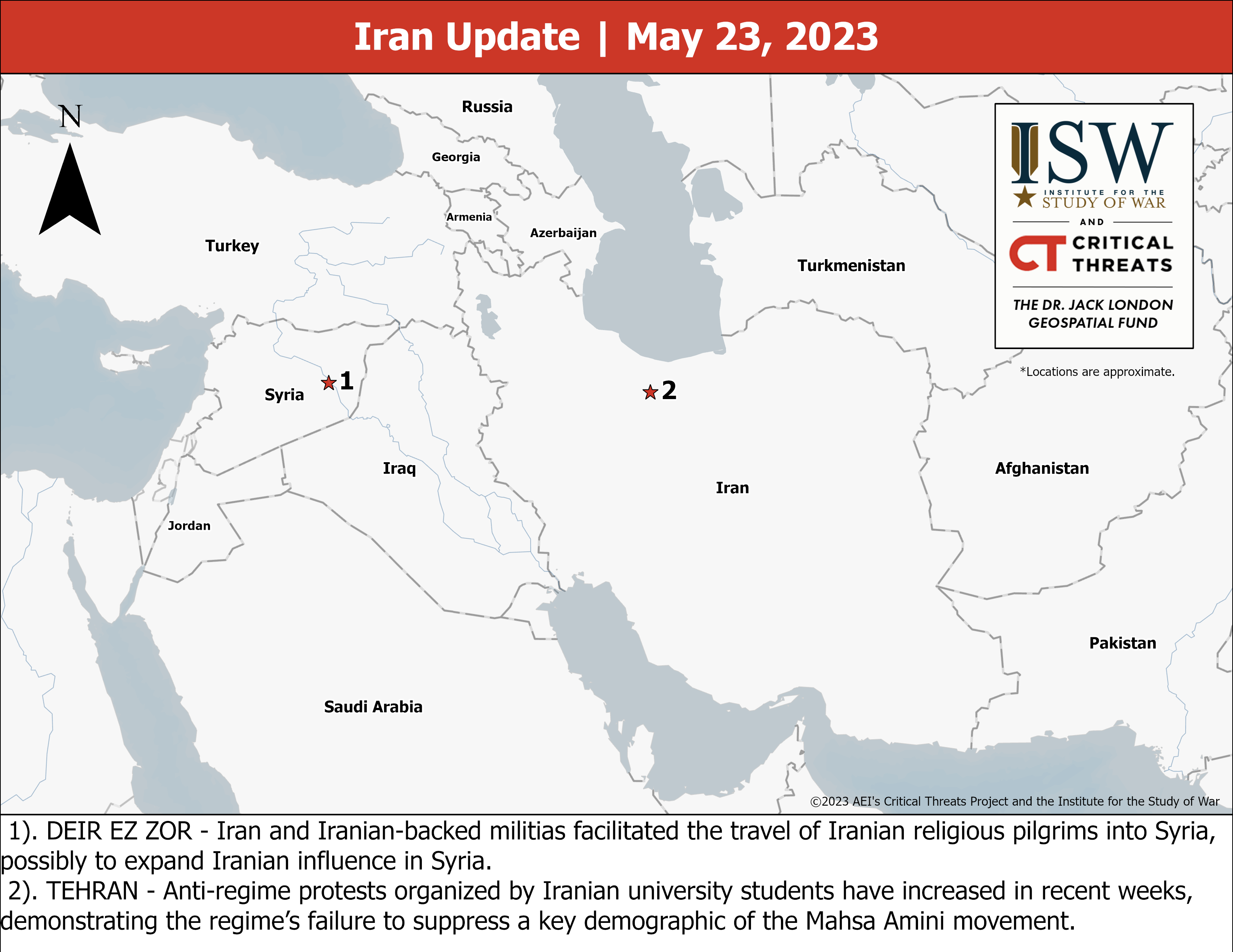 Iran Map   23 MAY 
